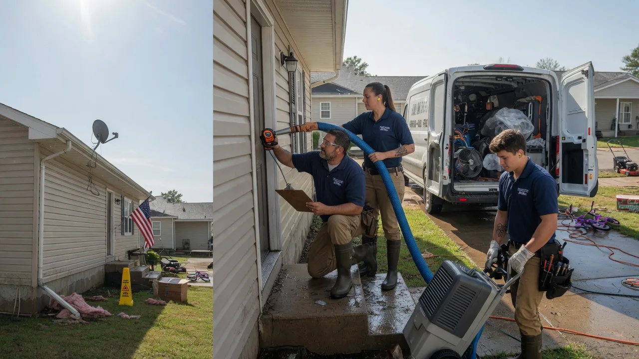 Ceiling Water Damage Restoration in Cannel City, KY near me